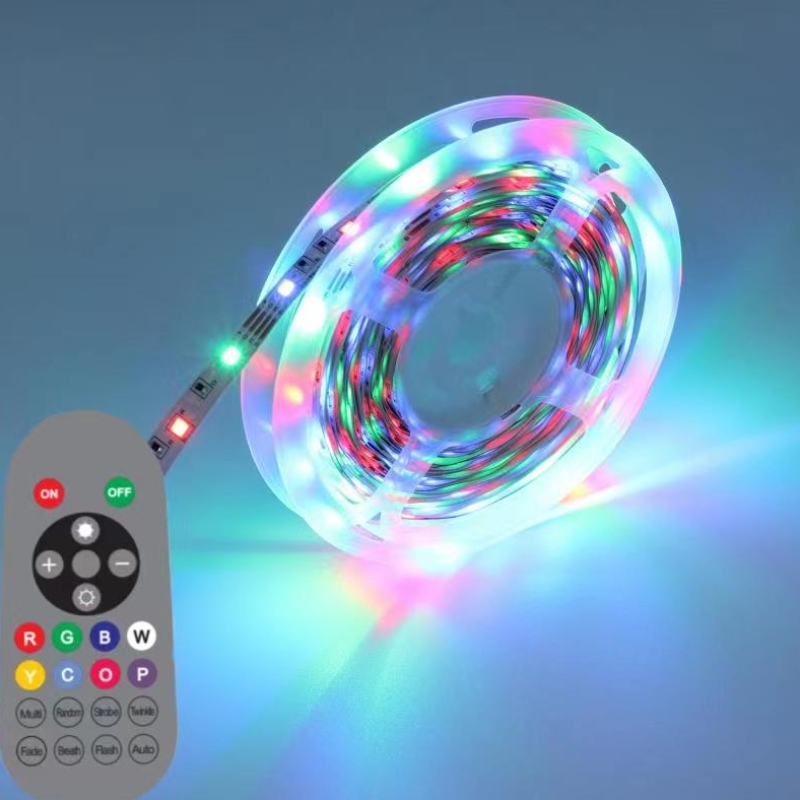 12V Έξυπνος έλεγχος Εσωτερική διακόσμηση αδιάβροχο SMD 5050 LED RGB Φώτα ταινίας